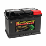 SuperCharge Stop Start AGM 12V 760CCA 70Ah Car Battery Part number: MF66HSS / LN3 / DIN66H-AGM / DIN65LH-AGM / NRMA 5536 / S57090